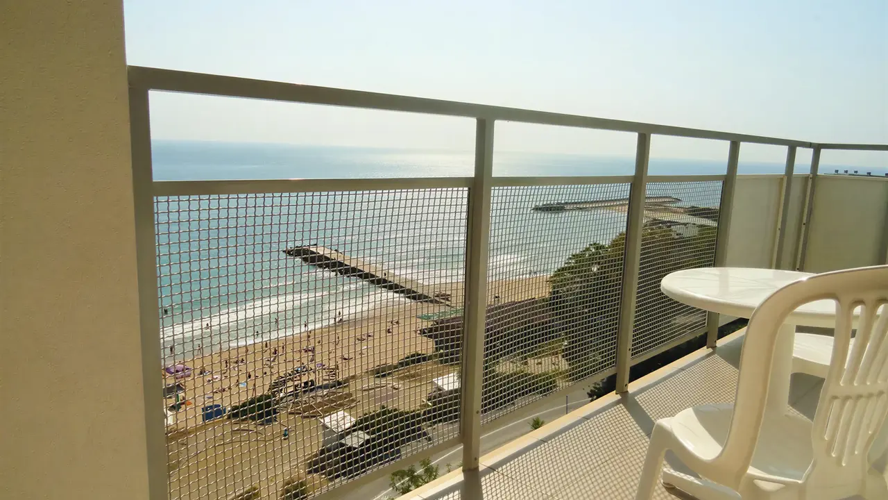 Balkon z widokiem na morze w Bonita