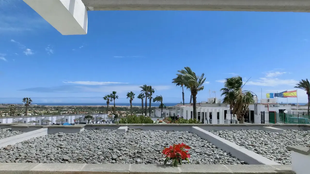 Widok na budynki i teren Bungalows Vista Oasis