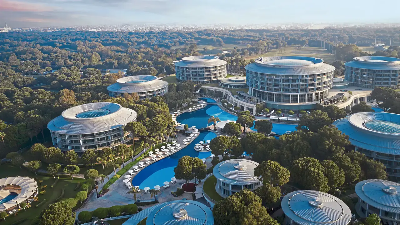 Widok z lotu ptaka na kompleks Calista Luxury
