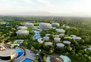 Widok z lotu ptaka na kompleks Calista Luxury