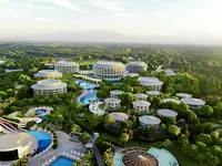 Widok z lotu ptaka na kompleks Calista Luxury