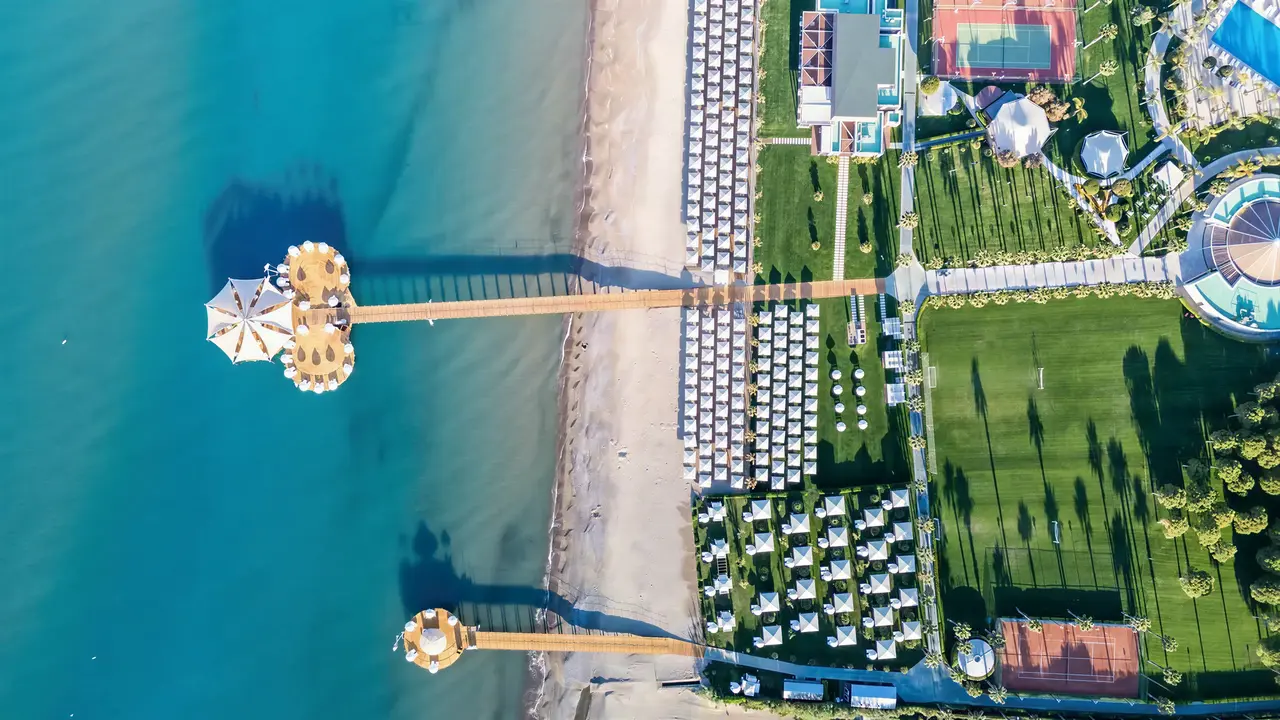 Widok z góry na kompleks Calista Luxury