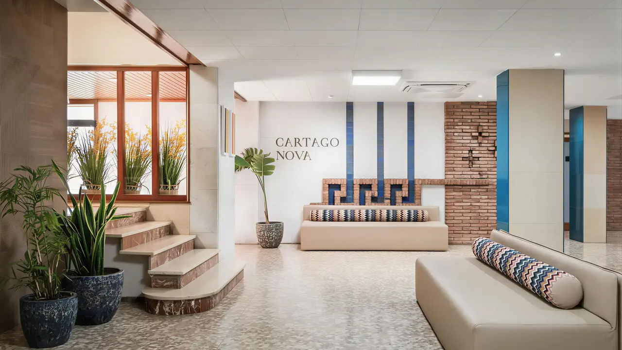 Wnętrze lobby w hotelu Cartago Nova by Alegria
