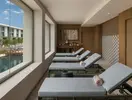 Strefa relaksu z leżakami w Catalonia Grand Costa Mujeres