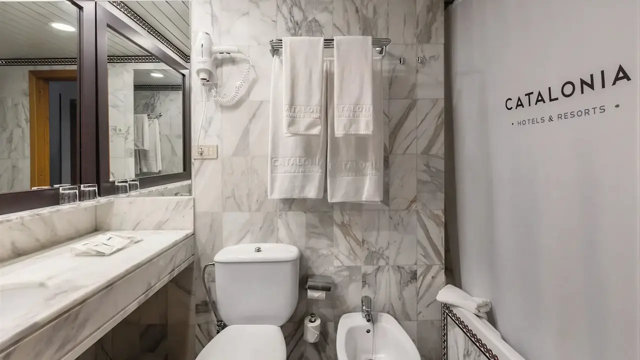 Łazienka w hotelu Catalonia Las Vegas