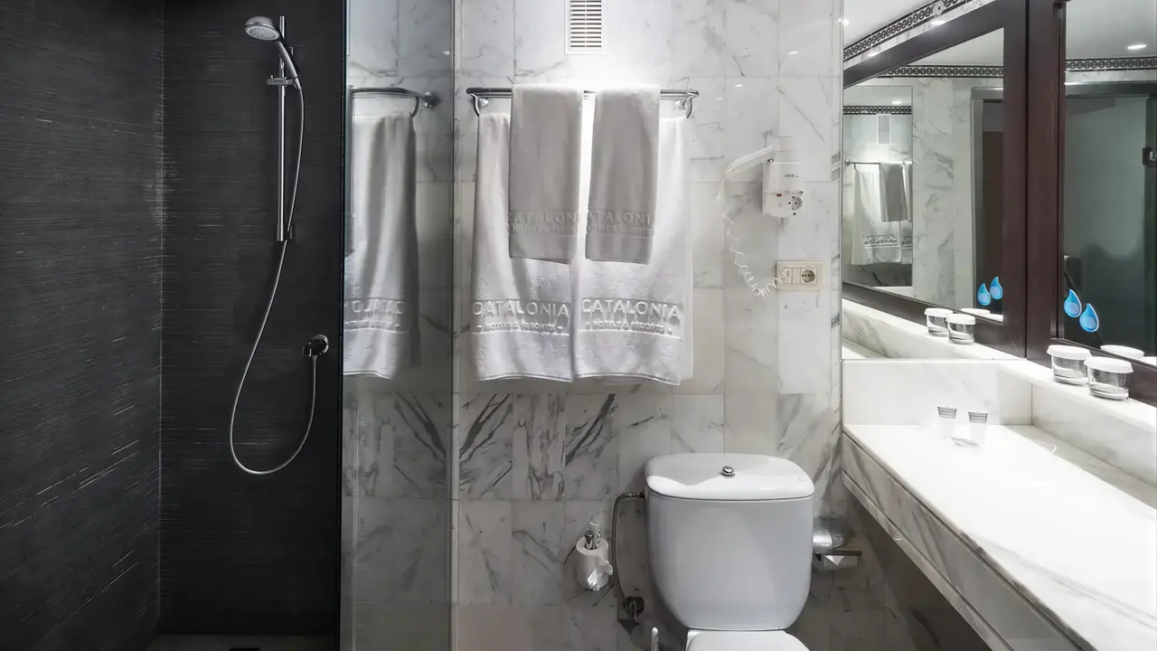 Łazienka w hotelu Catalonia Las Vegas