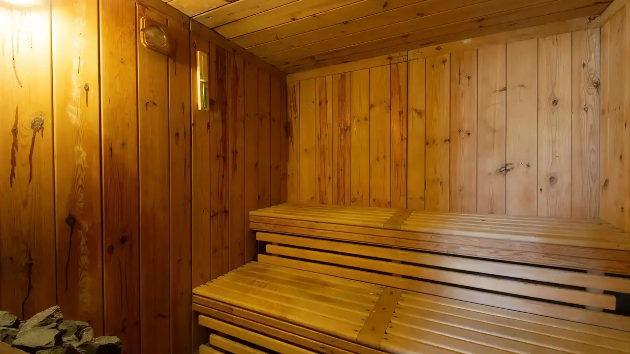 Drewniana sauna w obiekcie Club Calimera Yati Beach