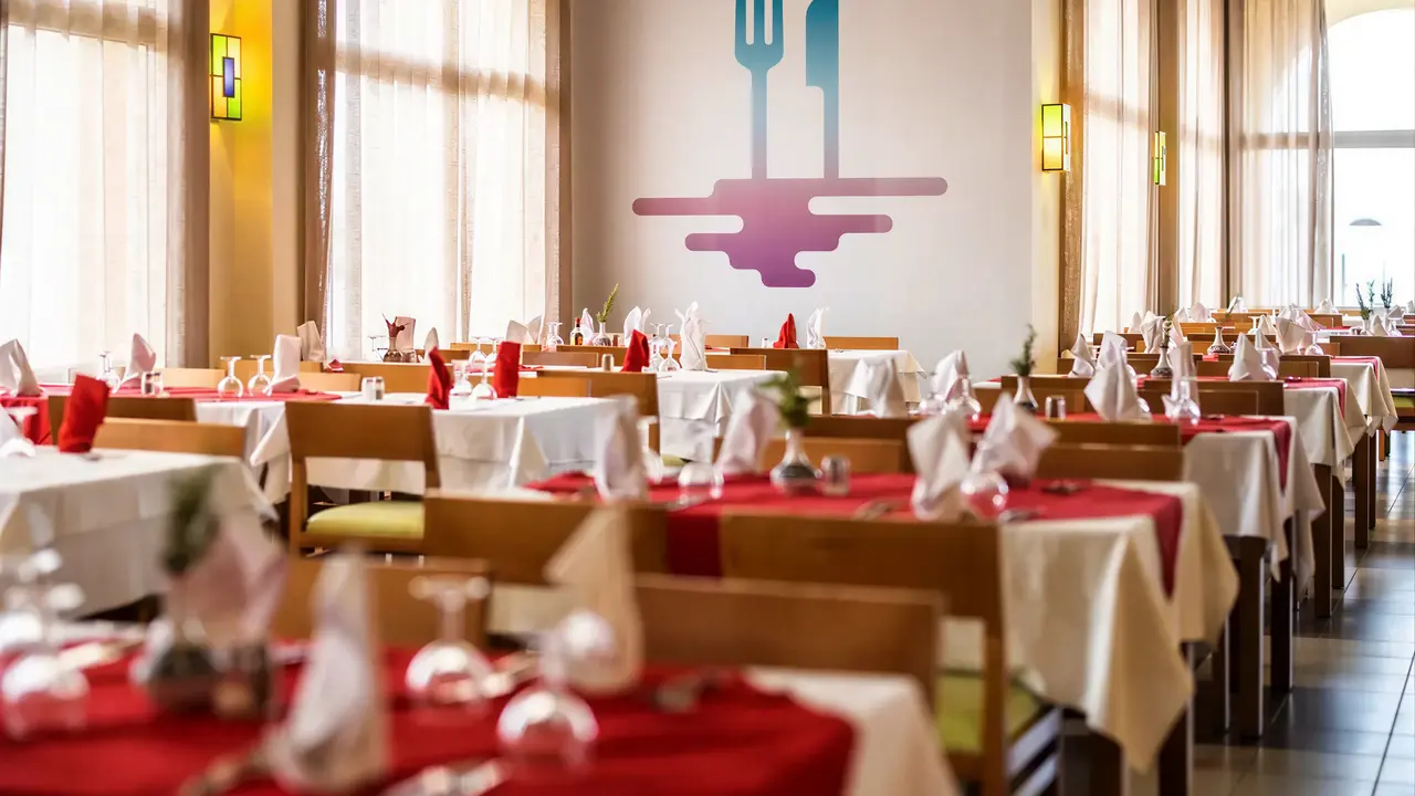 Restauracja w hotelu Club Calimera Yati Beach z nakrytymi stołami