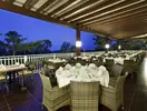 Restauracja w Club Grand Side z widokiem na zewnątrz