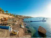 Plaża i molo w obiekcie Concorde El Salam Sport