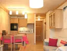 Wnętrze prywatnego apartamentu w Cortina