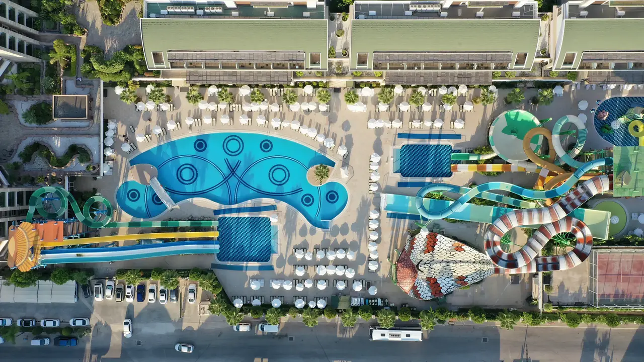 Widok z lotu ptaka na Crystal Waterworld Resort & Spa