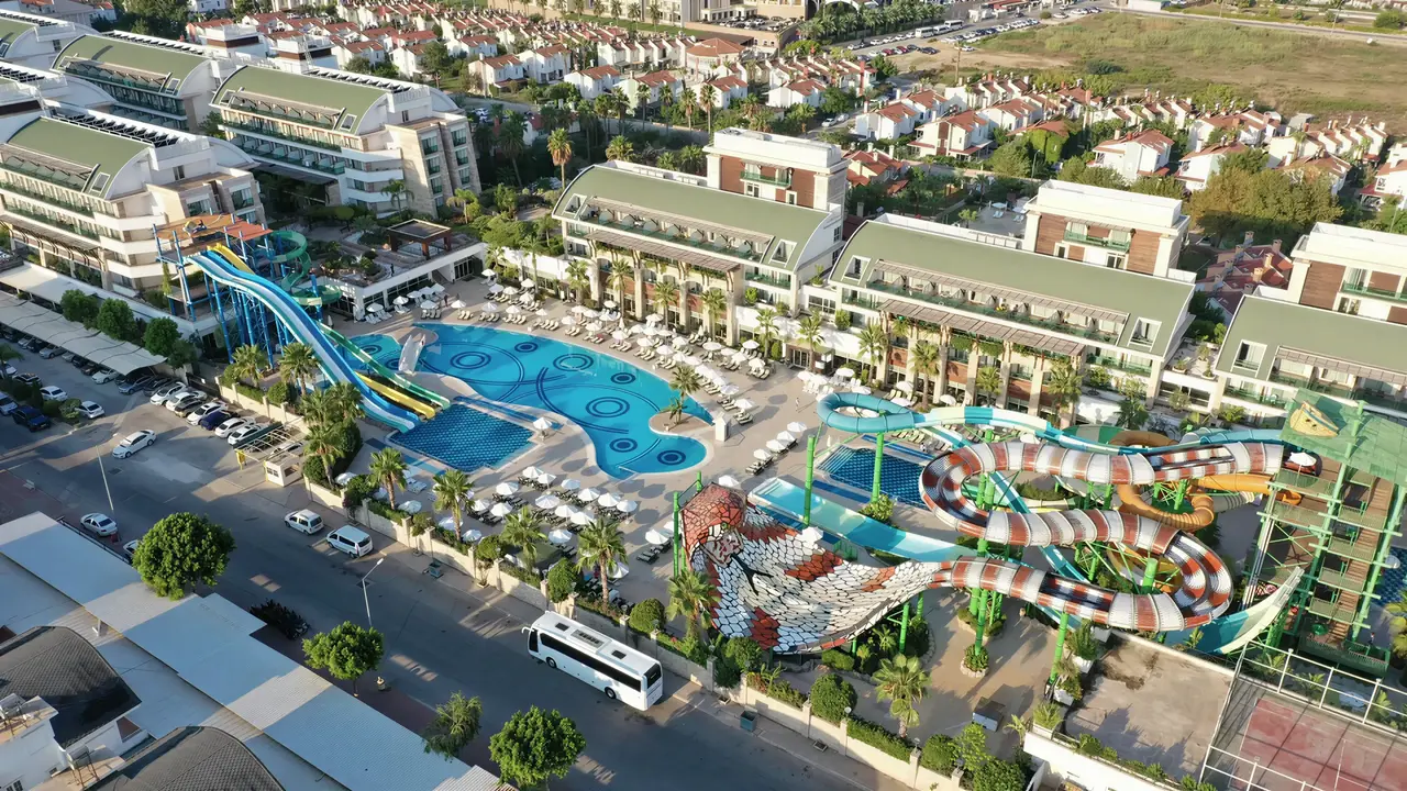 Widok z lotu ptaka na Crystal Waterworld Resort & Spa