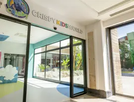 Wejście do klubu dziecięcego w Crystal Waterworld Resort & Spa