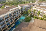 Widok z góry na kompleks Deevana Plaza Krabi Aonang