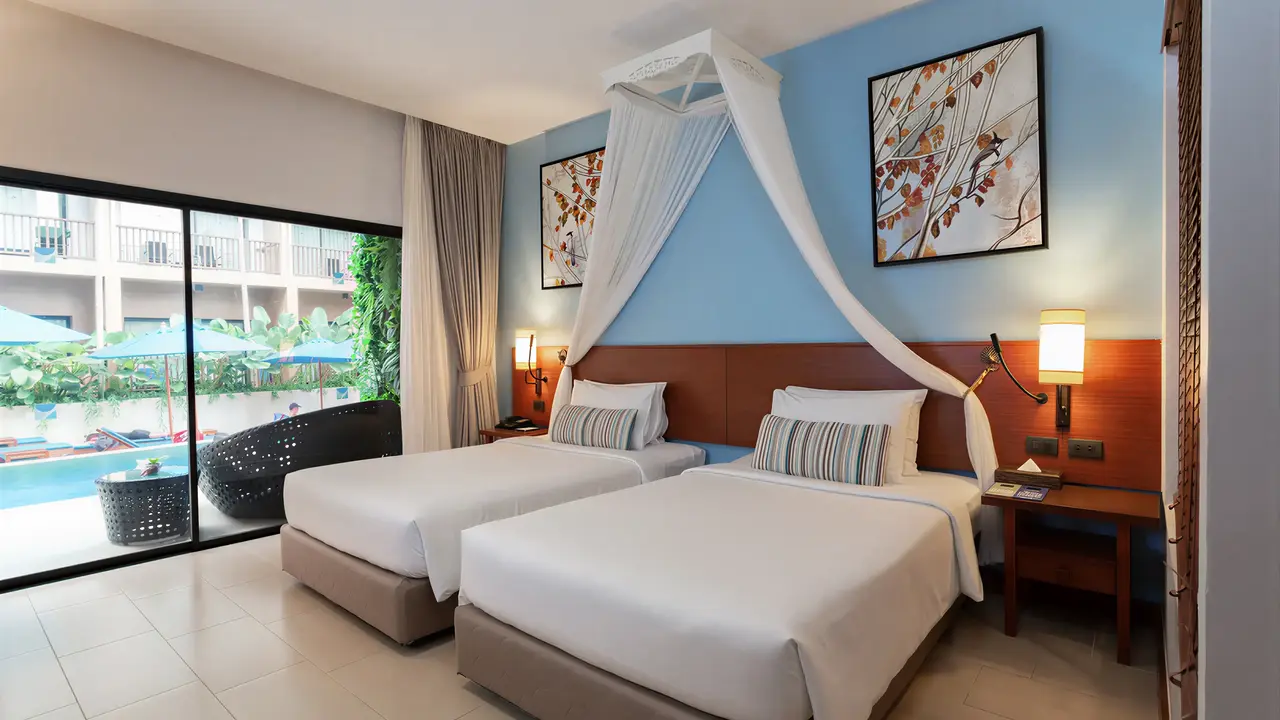 Pokój z dwoma łóżkami w Deevana Plaza Krabi Aonang