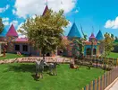 Kolorowy plac zabaw dla dzieci w Delphin Be Grand Resort (ex Botanik Lara)
