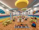 Kolorowy pokój dla dzieci w Delphin Be Grand Resort (ex Botanik Lara)