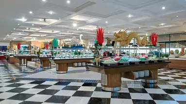 Bufet restauracyjny w Delphin Deluxe Resort