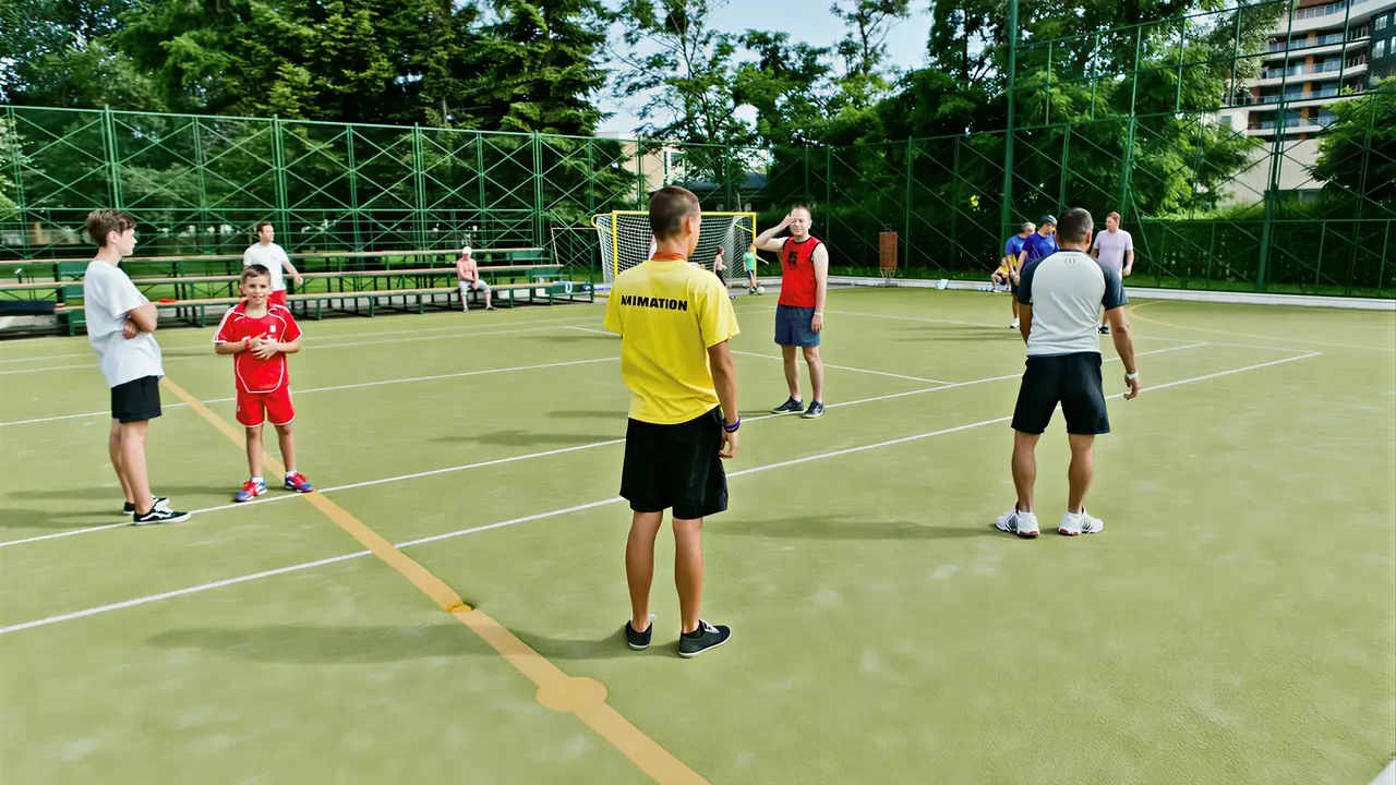 Boisko sportowe w DIT Evrika Beach Club