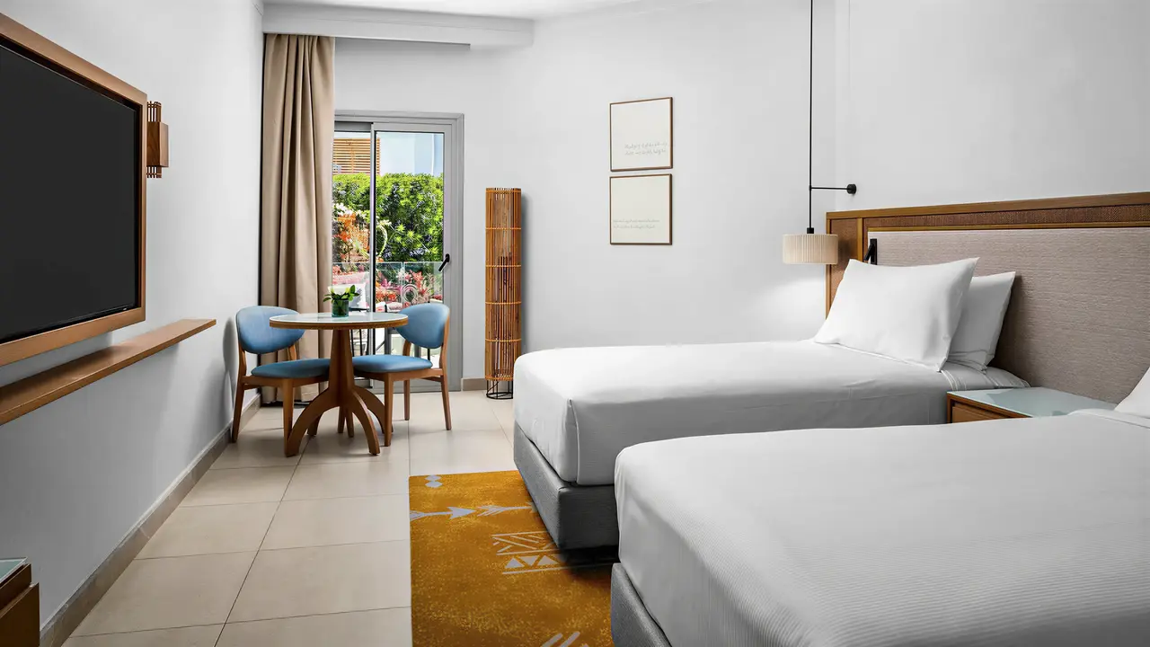 Pokój z dwoma łóżkami w Doubletree by Hilton Sharks Bay