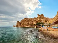 Strefa plażowa przy hotelu Dreams Beach Resort Sharm El Sheikh