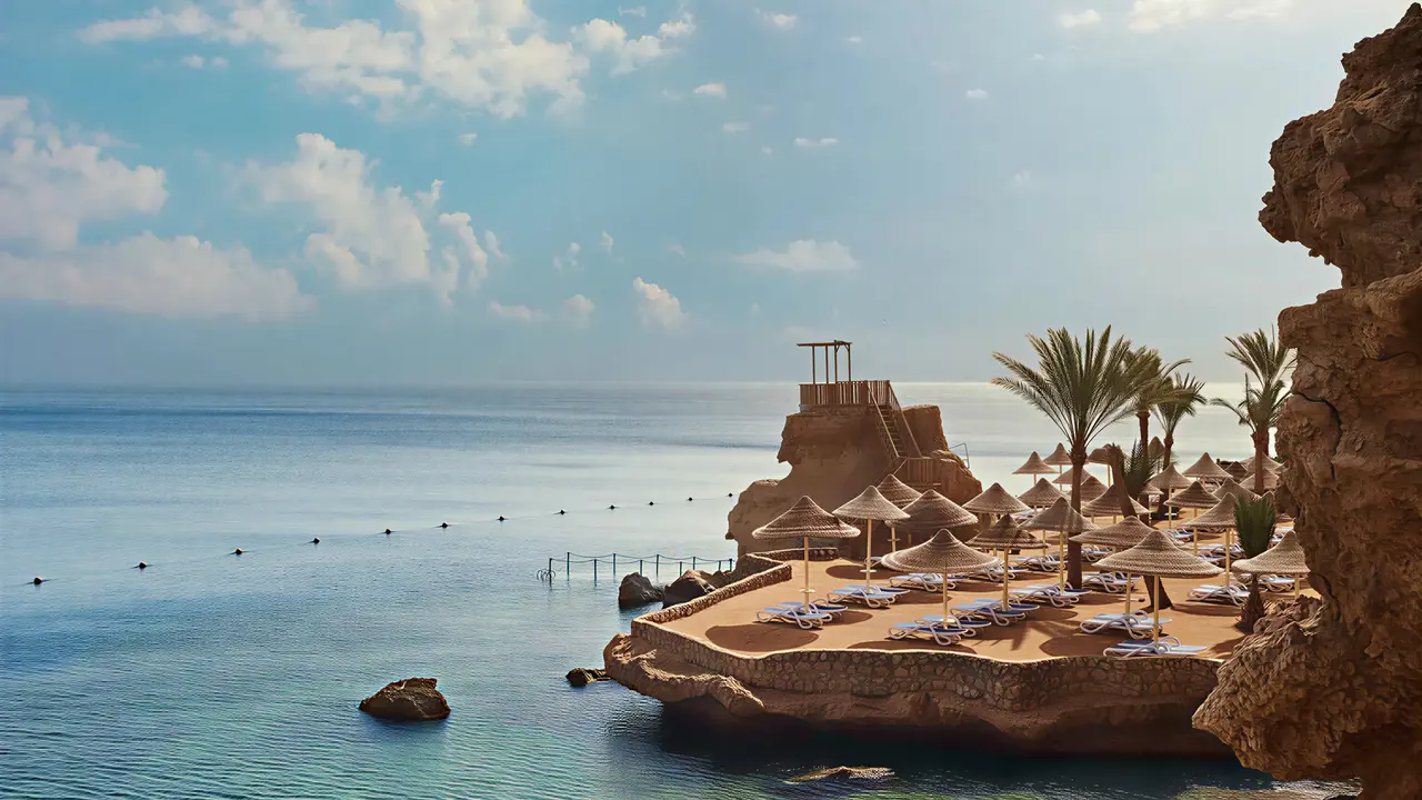 Strefa plażowa przy Dreams Beach Resort Sharm El Sheikh