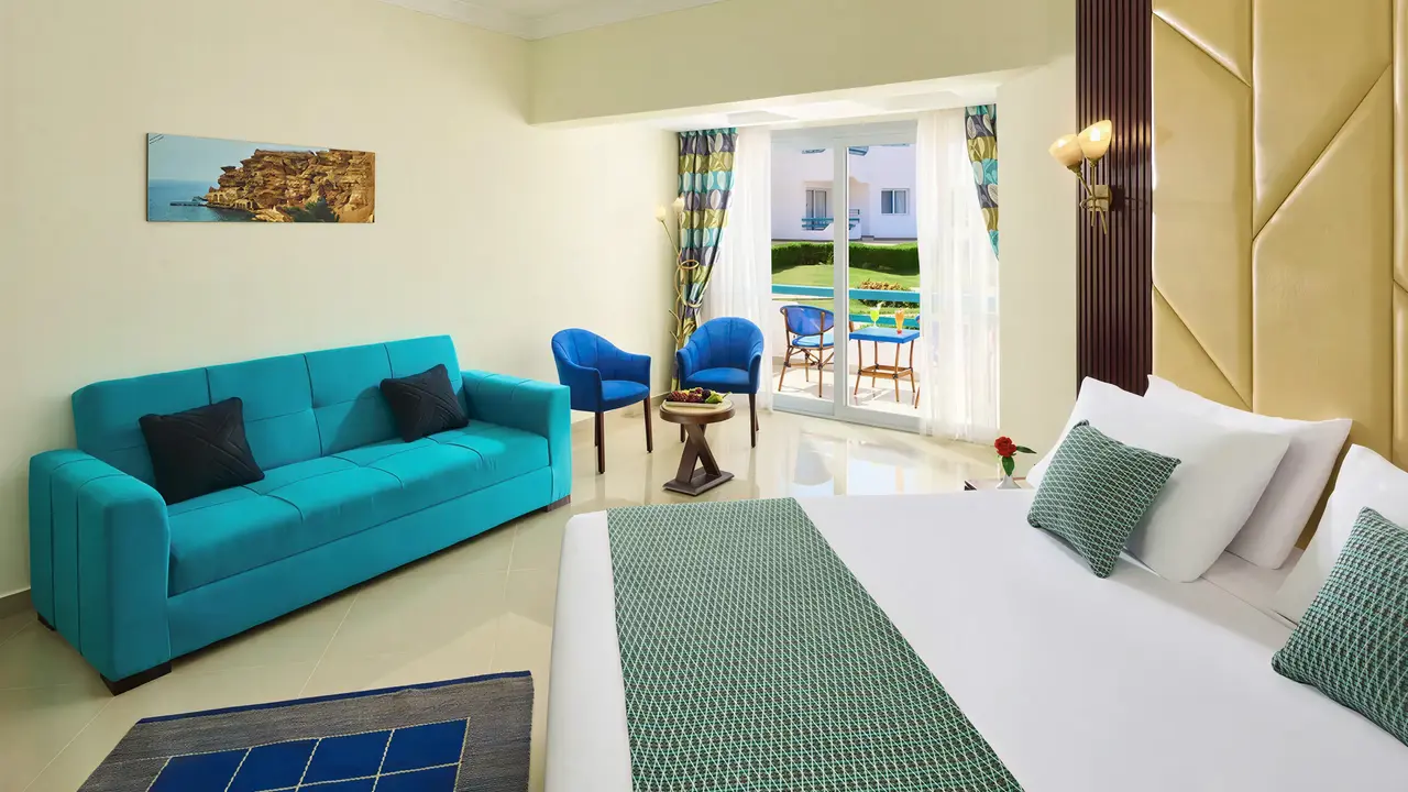Wnętrze pokoju gościnnego w Dreams Beach Resort Sharm El Sheikh