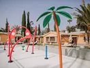 Kolorowy plac zabaw dla dzieci w Dunas Suites & Villas Resort