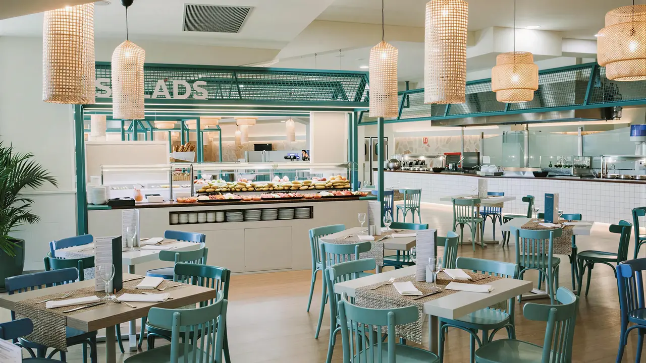 Restauracja z bufetem w Dunas Suites & Villas Resort