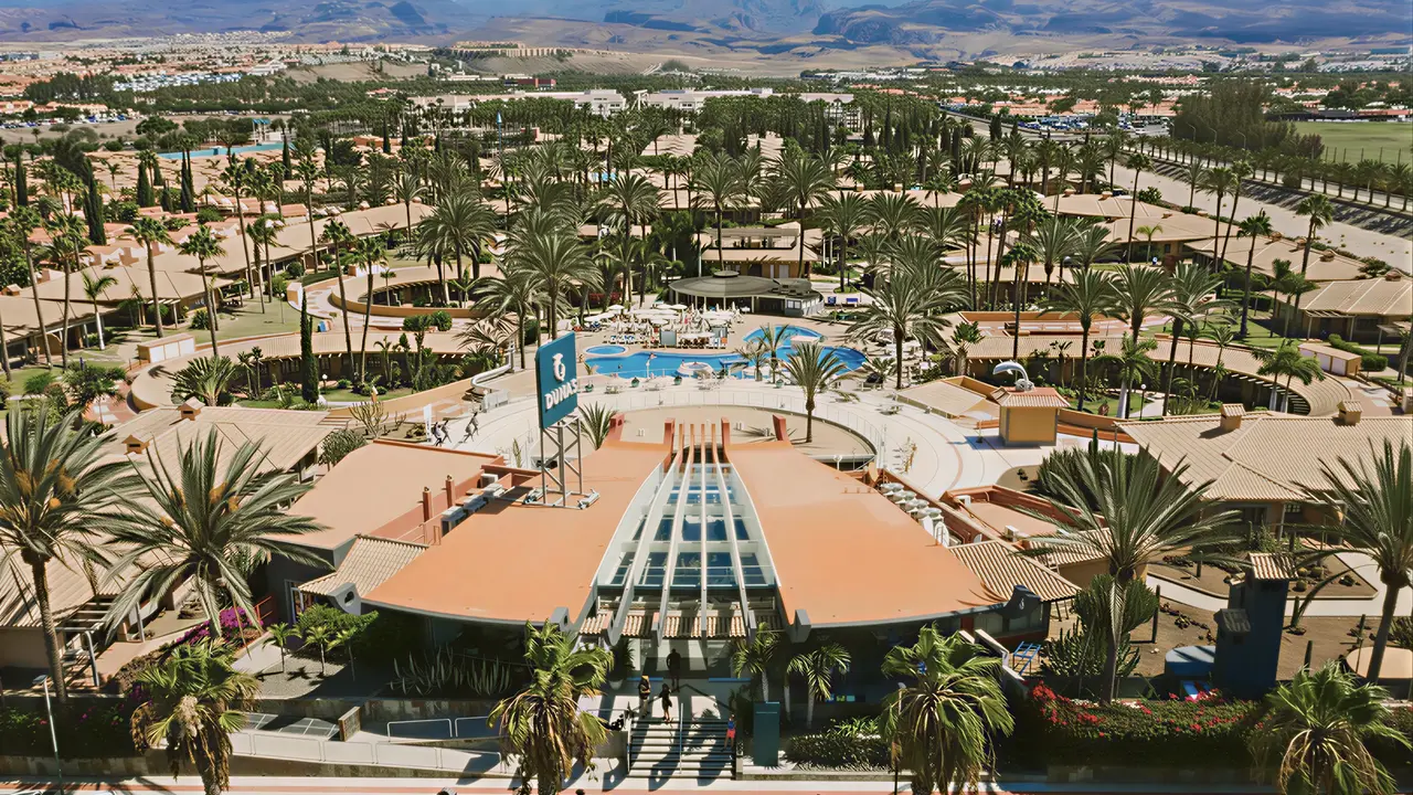 Widok z lotu ptaka na Dunas Suites & Villas Resort