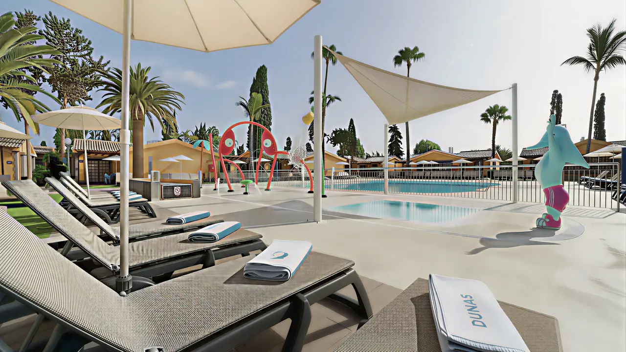 wodny plac zabaw w Dunas Suites & Villas Resort