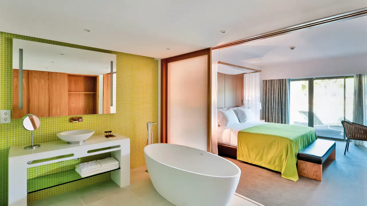 Nowoczesna łazienka w hotelu Epic Sana