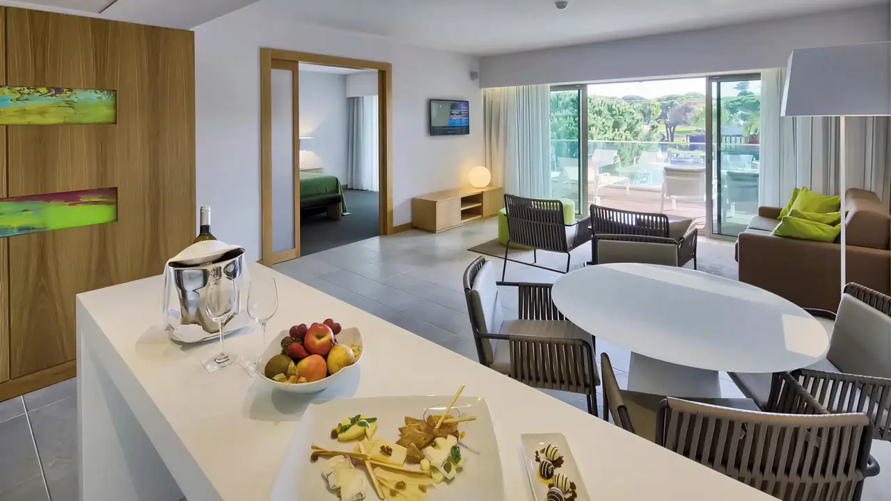Wnętrze nowoczesnego apartamentu w Epic Sana