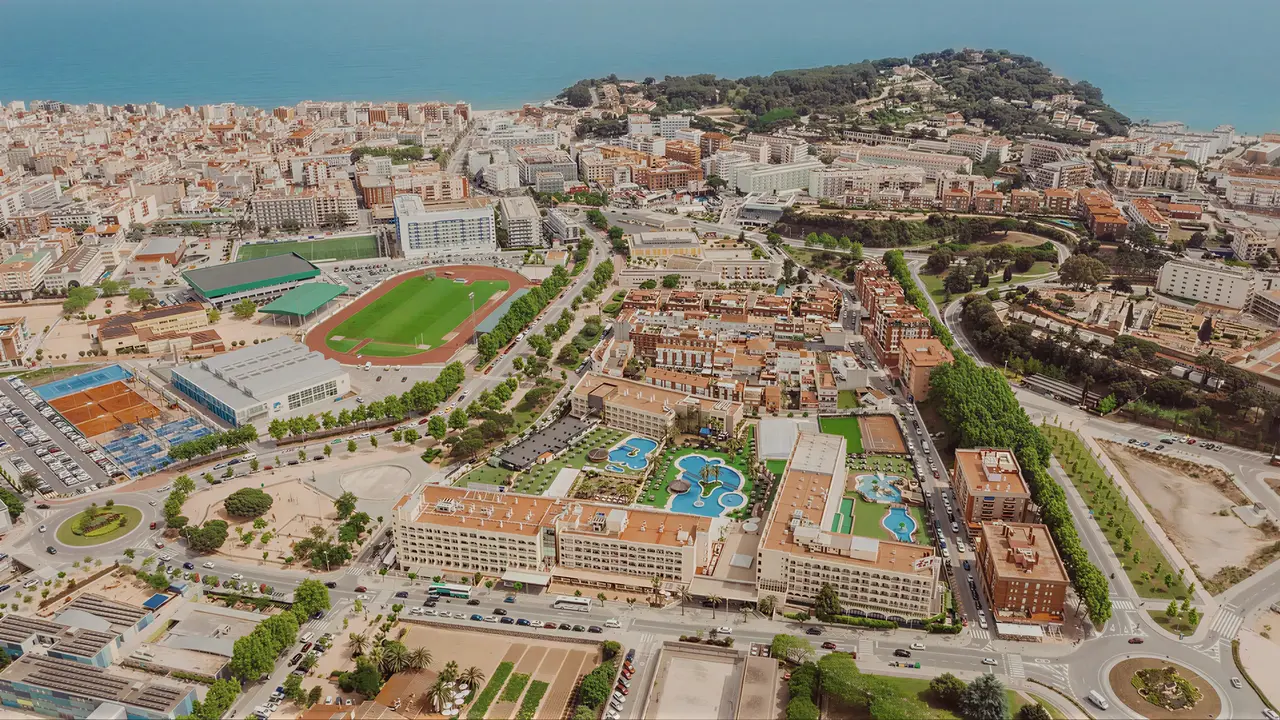 Widok z lotu ptaka na Evenia Olympic Park Resort