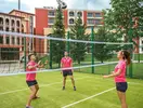 Gra w siatkówkę w Festa Via Pontica