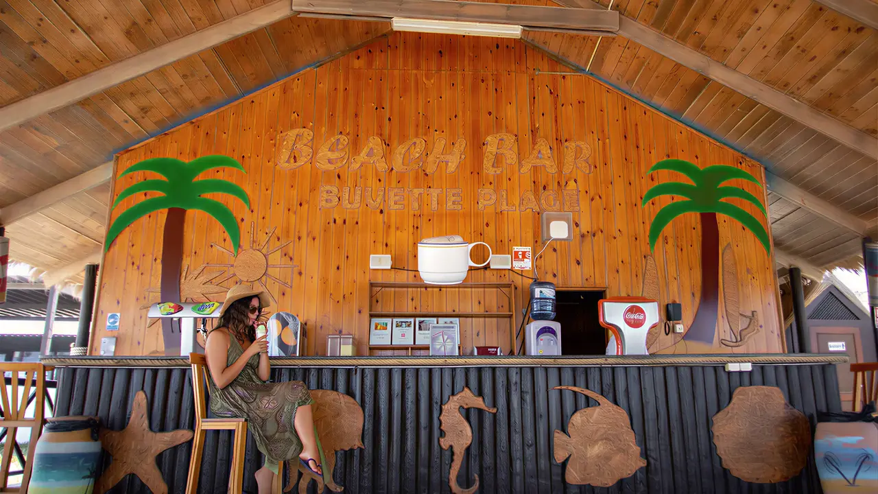 Bar plażowy w Fiesta Beach