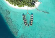 Widok z góry na kompleks Fihalhohi Island Resort