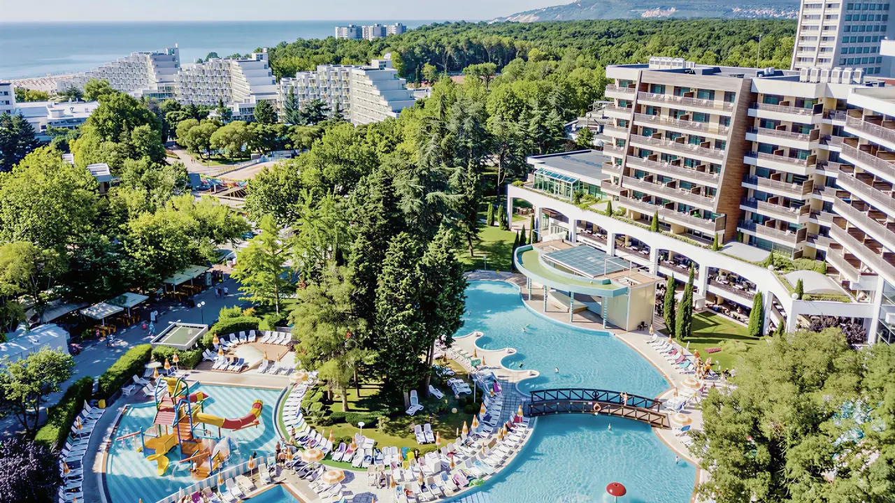 Widok z lotu ptaka na Flamingo Grand Hotel & Spa