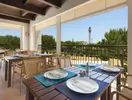 Restauracja na tarasie w Fuerte el Rompido Spa