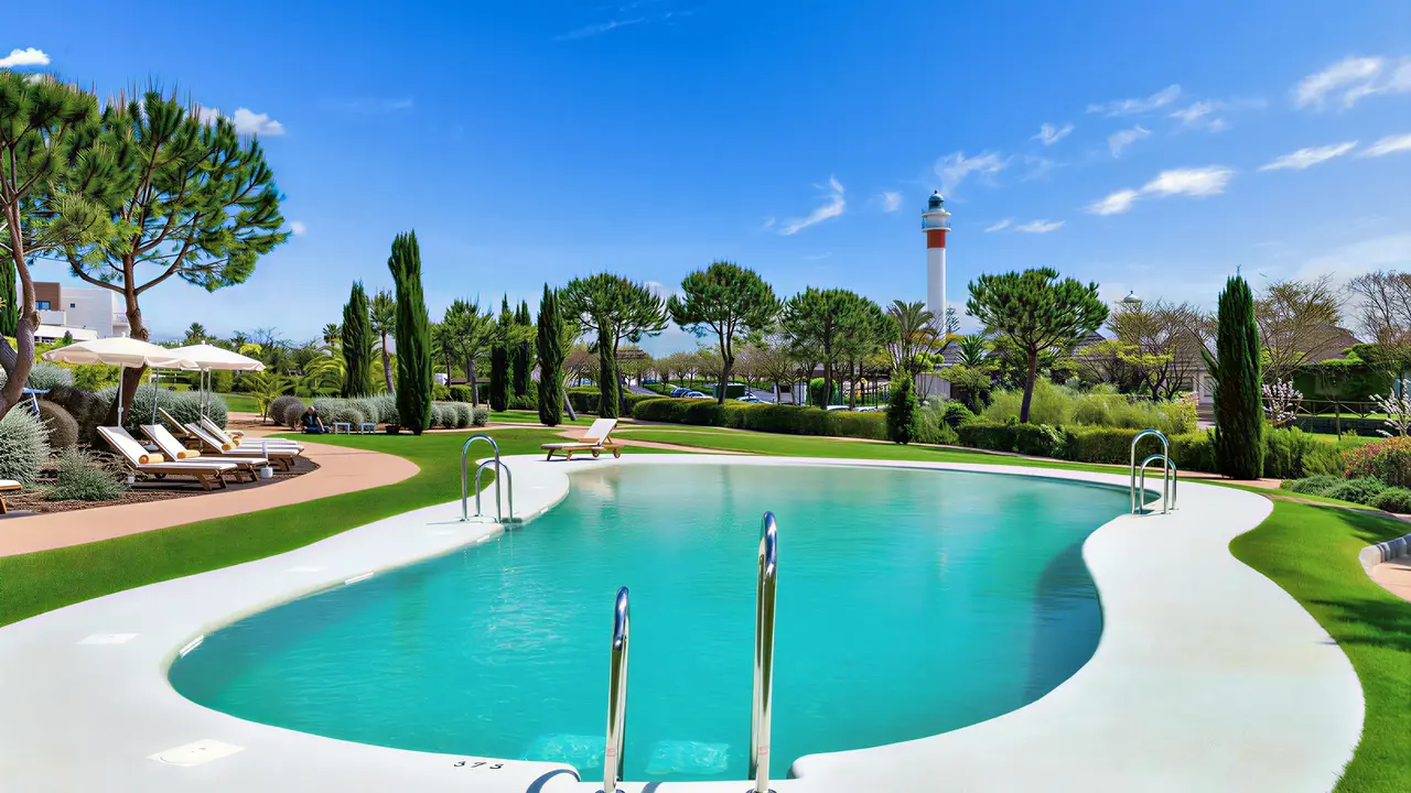 Basen zewnętrzny w hotelu Fuerte el Rompido Spa