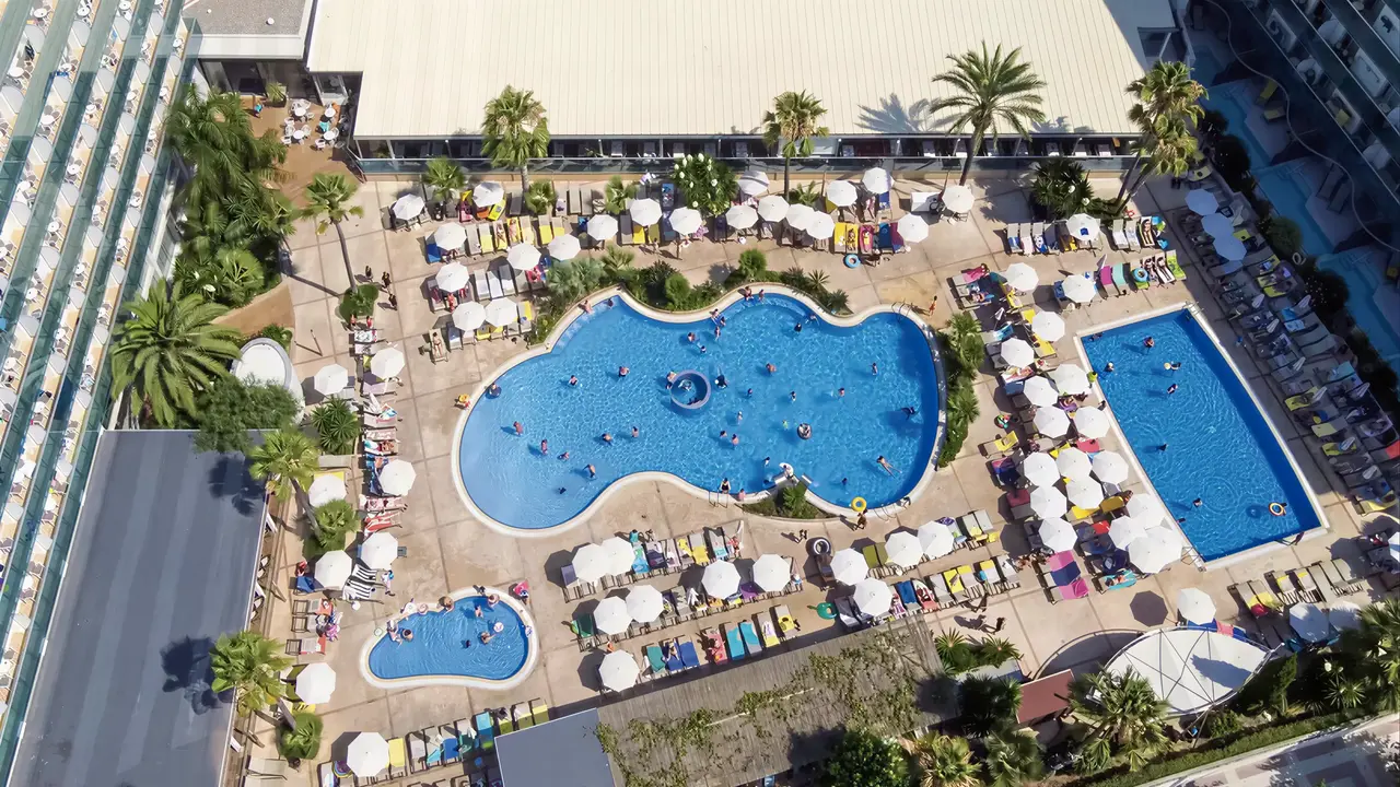 Widok z góry na kompleks Golden Taurus Aquapark Resort