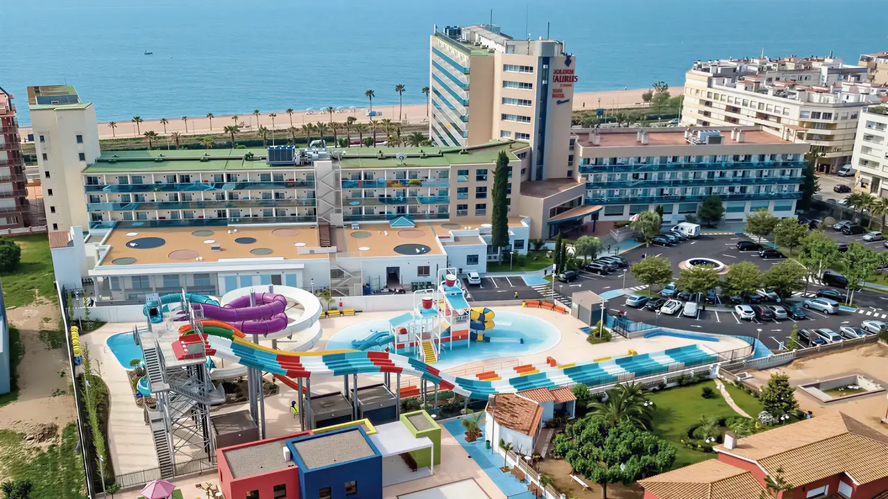 Widok z lotu ptaka na Golden Taurus Aquapark Resort