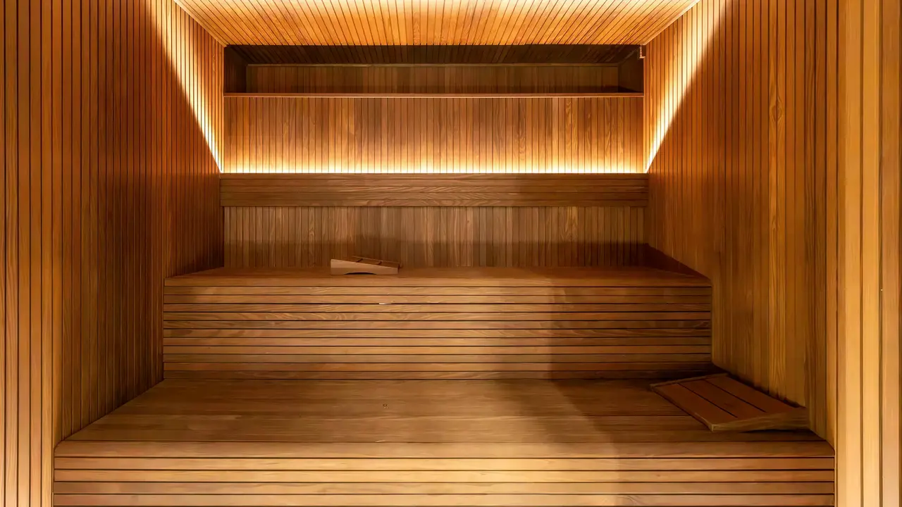 Drewniana sauna w hotelu Golden Taurus Aquapark Resort