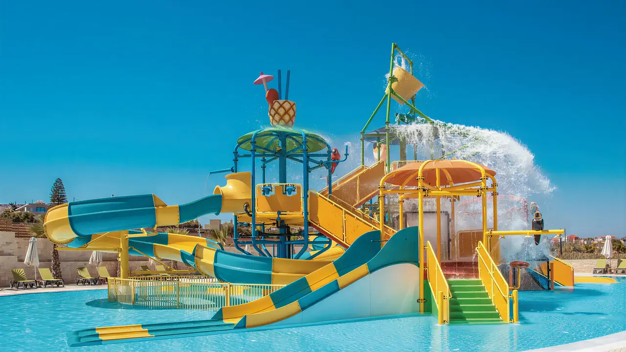 Wodny plac zabaw w Gouves Water Park Holiday Resort