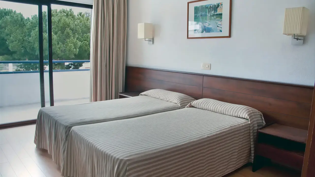 Pokój z dwoma łóżkami w Gran Garbi