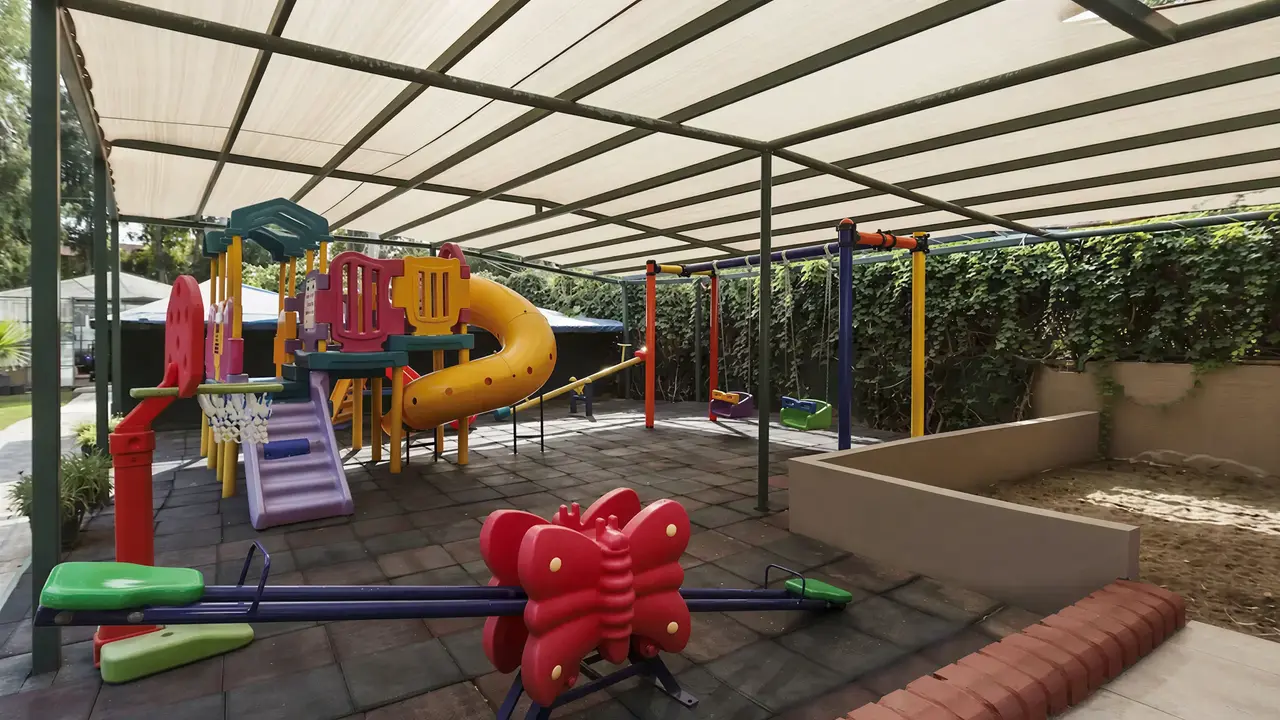 Kolorowy plac zabaw dla dzieci w Greenwood Kemer Resort