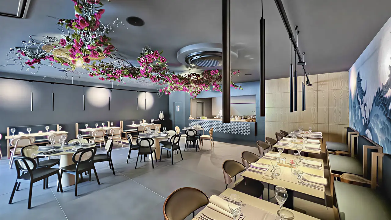 Elegancka restauracja w Grifid Aqua Club Bolero z nakrytym stołem