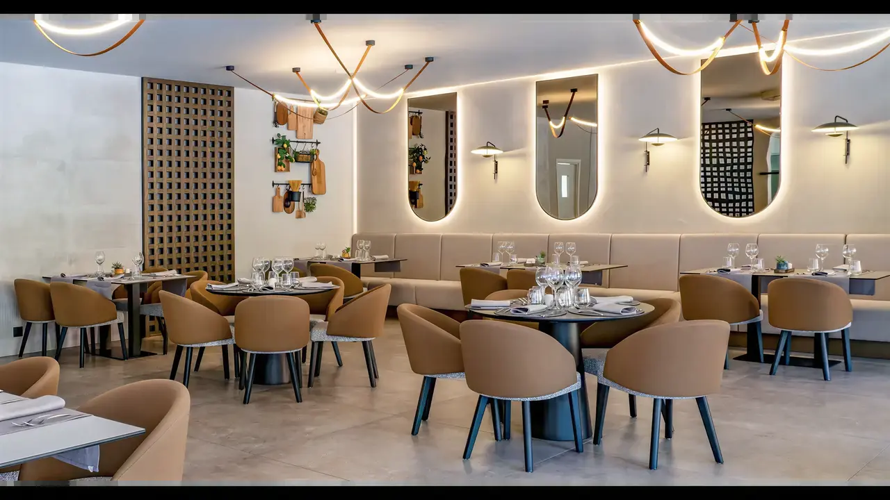 Elegancka restauracja w Grifid Aqua Club Bolero z nowoczesnymi meblami