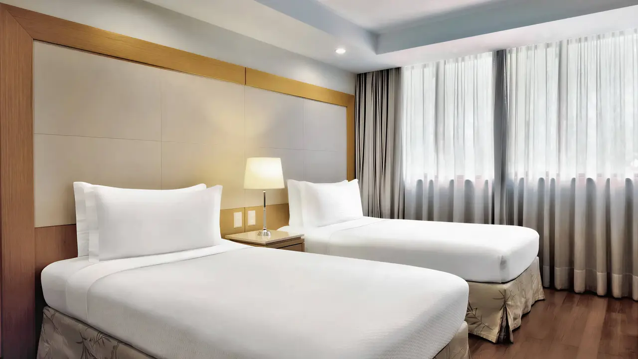 Pokój z dwoma łóżkami w Hilton Copacabana